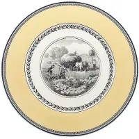Villeroy & Boch Audun Ferme, Bord, Geel, Grijs