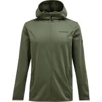 Peak Performance Vest Men Light Zip Hood Pine Needle-XL