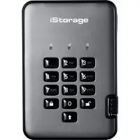 ISTORAGE diskAshur PRO 2 2 TB Externe harde schijf (2,5 inch) USB-A 3.2 Gen 2 Grafiet IS-DAP2-256-2000-C-G
