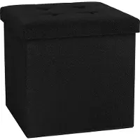 VCM Stoff Sitztruhe | Maße ca. H. 38 x B. 38 x T. 38 cm | Kiste für flexiblen Einsatz in allen Wohnräumen | Aufbewahrungsbox | Sitzhocker - Boxas