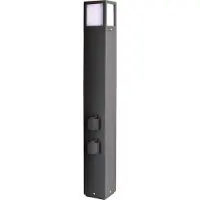 Deko-light 733065 Facado Socket Staande buitenlamp E27 20 W Donkergrijs