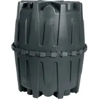 Garantia HERKULES verzamelput 1600 L zwart, incl. steunbuis en DIBt-goedkeuring