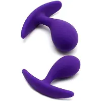 Rimba Copenhagen - anaal plug set (paars, 2 stuks)