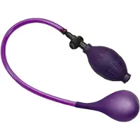 Bad Kitty – Latex Opblaas Ballon voor Anaal of Vaginaal Gebruik met Handpomp – Paars