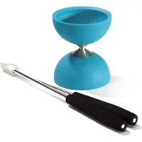 Eureka Aluminium Diabolo With Sticks Blauw Kinderen