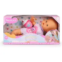 Nenuco Babypop 32cm Met Rammelaar Fles Roze roze Kunststof Pop