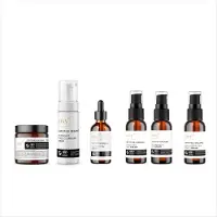 Oxy8 Natural Cosmetics Acne Routine SET – tegen puistjes & talg, voor zuivere huid en fijne poriën 130 ml