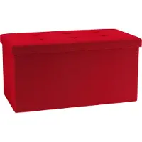 VCM Stoff Sitzbank | Maße ca. H. 38 x B. 76 x T. 38 cm | Kiste für flexiblen Einsatz in allen Wohnräumen | Aufbewahrungsbox | Sitztruhe - Boxas