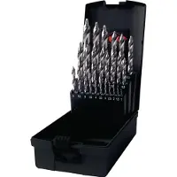 RUKO 259215RO ULTIMATECUT HSS-G Spiraalboorset 25-delig 1 mm, 1.5 mm, 2 mm, 2.5 mm, 3 mm, 3.5 mm, 4 mm, 4.5 mm, 5 mm, 5.5 mm, 6 mm, 6.5 mm, 7 mm, 7.5 mm, 8 mm,