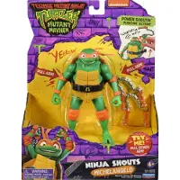 Teenage Mutant Ninja Turtles Michaelangelo Mutant Mayhem Deluxe Ninja Shouts-figuur