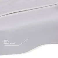 Tempur Home by - Topper Hoeslaken - 180 x 200 x 9 cm - Wit & Katoensatijn - Strijkvrij & Drogerbestendig - Luxe glans en zijdezacht slaapcomfort