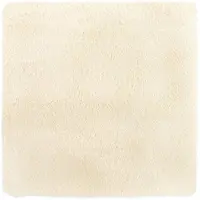vidaXL Hoogpolig vloerkleed NAVARRA 200x200 cm polyester crèmekleurig