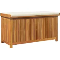 vidaXL Opbergbox voor buiten 113x50x60,5 cm massief acaciahout