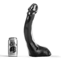 All Black Dildo 32 cm (2