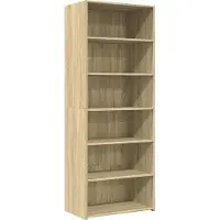 vidaXL Hoge kast 70x41x185 cm bewerkt hout sonoma eikenkleurig