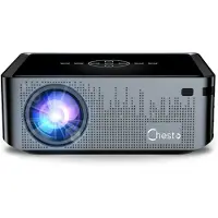 Chesto Beamer Full HD PRO - Android 9.0 - 12.000 lumen - Autofocus - 8K-ondersteuning - Inclusief draagtas - Inclusief 100'' projectiescherm
