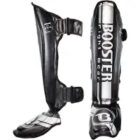 Booster Fight Gear - Scheenbeschermer - V3 - Zilver - Maat S