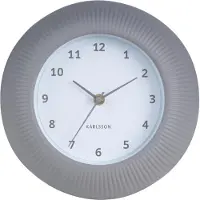 Karlsson Tender Rib Wandklok | Ø25cm | Warm grijs