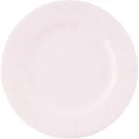 Givi Italia Feestbordjes/bbq bordjes - 8x - lavendel paars - rond - papier/karton - 27cm - biologisch afbreekbaar - groot