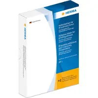 Herma Hechtetiketten voor drukmachines, DP1, 13 x 40 mm, wit, permanent hechtend