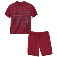 Atlas For Men - Zomerpyjama met micromotieven - Heren - Verkrijgbaar in grote maten - 3XL