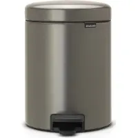 Brabantia NewIcon Pedaalemmer 5 Liter Platinum