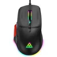 EKSA EM600 - Gaming Muis - 12.000 DPI - RGB Verlichting - 9 Programmeerbare Knoppen - Sniper Button - Rechtshandig - USB Bedraad
