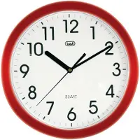 Trevi OM3301 Kwartsklok Cirkel Rood, Wit
