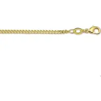 The Jewelry Collection Doublé 10/000 Collier gourmet 2 3100977 42 cm