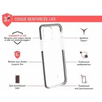 BigBen Interactive , Hoesje geschikt voor iPhone 11 Pro - LIFE Versterkt, Transparant