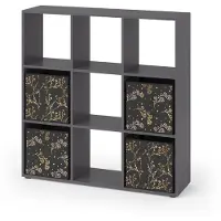 Vicco Nove Ruimteverdeler – 104 x 108 cm met 4 vouwdozen opt.2 Zwart