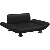 vidaXL Hondenmand 70x45x28 cm kunstleer zwart