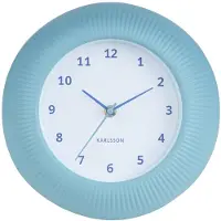Karlsson Tender Rib Wandklok | Ø25cm | Misty blauw
