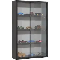 Vdd Vitrinekastje - staande hangende wandvitrine - wandrek - wandkastje - schuifdeuren - 35 cm x 55 cm