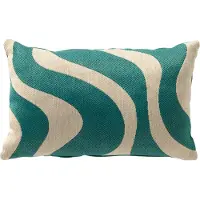 Dutch decor OCEANE - buitenkussen 30x50 cm - waterafstotend en uv-bestendig - Latigo Bay - blauw