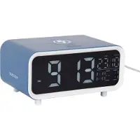 Karlsson Chunky LED Wekker | 17x8.6x11cm | Classic blauw