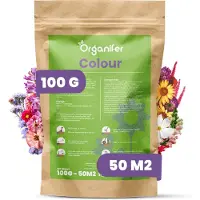 Organifer - Plukbloemen mengsel – Colour – 32 soorten Snijbloemen (100 g voor 50 m2)