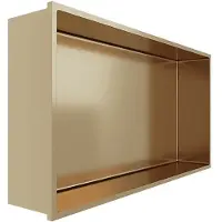 BES LED Inbouwnis - Leoni Nima - 30x60x10cm - Geborsteld Goud