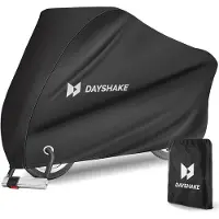 Dayshake Fietshoes voor 1 / 2 Fietsen - Luxe Fiets Hoes - Waterdicht 210D Polyester Zwart - Inclusief opbergzak