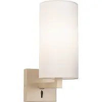 Lumidora Wandlamp 31454 - Voor binnen - SIENA - E27 - Wit - Beige - Zand - Metaal