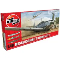 Airfix Modelbouwpakket Vliegtuigen - 05120B Messerschmitt Bf109E-3/E-4 WWII - Duits Propellervliegtuig Plastic - 1:48 - Modelbouw