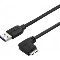 StarTech.com .com USB3AU1MRS, 1 meter, USB-A, Micro-USB B, USB 3.2 Gen 1 (3.1 Gen 1), mannelijk/mannelijk, zwart