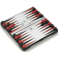 HOT Games Backgammon Magnetische Mini Cassette 20x20x1,75cm
