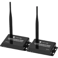 Techly IDATA HDMI-WL55 audio/video extender AV-zender & ontvanger Zwart