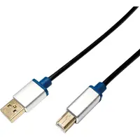 Logilink USB 2.0-kabel, type A naar type B, 2 meter