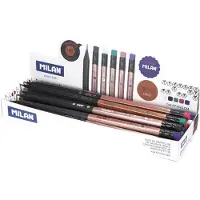 Milan HB zeskantig potlood met gum Cooper (24 stuks)