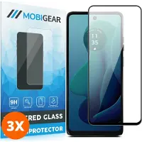 Mobigear Screenprotector geschikt voor Motorola Moto G24 Power Glazen | Premium Screenprotector - Case Friendly (3-Pack)