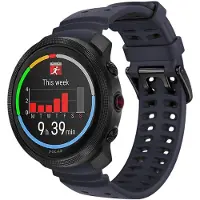 Strap-it Smartwatch siliconen Grain bandje 22mm - geschikt voor Polar Vantage M / Vantage M2 / Vantage M3 / Vantage V3 / Grit X2 Pro / Grit X Pro / Grit X (donkerblauw)