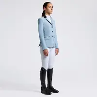 Cavalleria Toscana Meisjes Wedstrijdjas Fog SS25 S Blauw