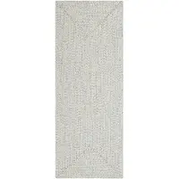 NORTHRUGS Jute Buitenkleed Braids - Grijs 80 x 200 cm